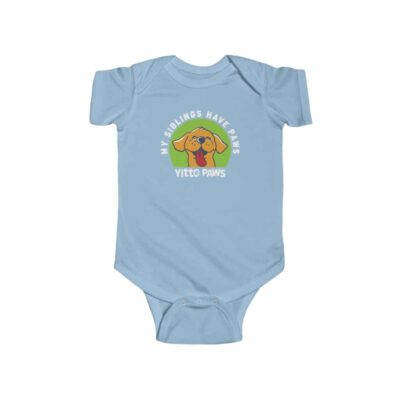 My Siblings Have Paws Infant Jersey Bodysuit